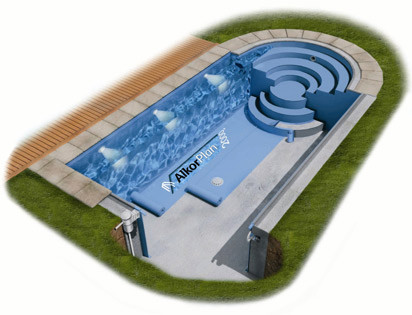 RENOLIT Waterp Schwimming Pool installation gr